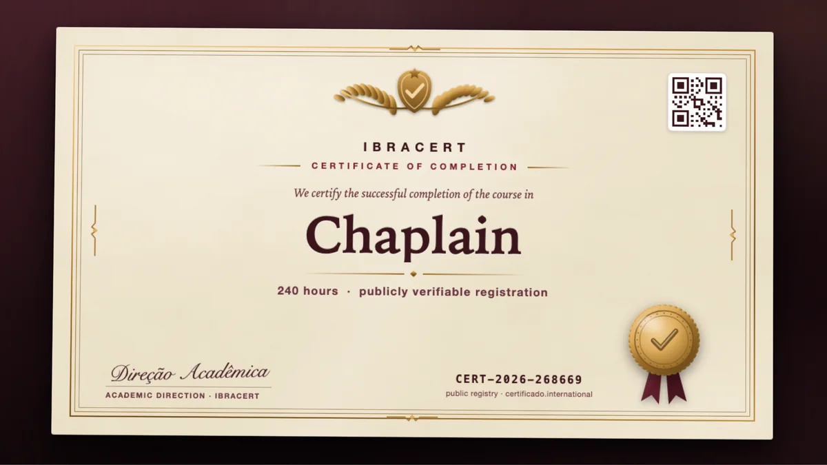 Cover of the Chaplain course
