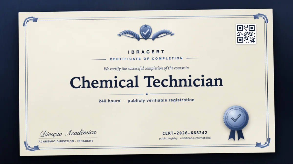 Cover of the Chemical Technician course