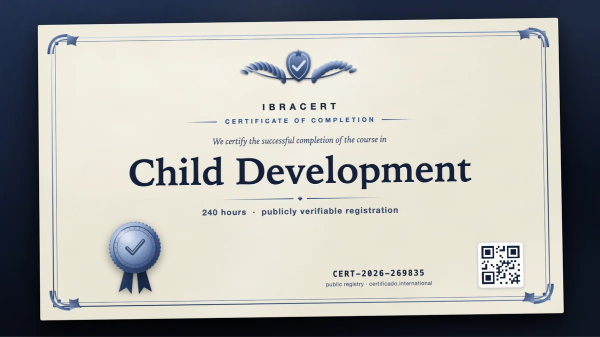 Cover of the Child Development course