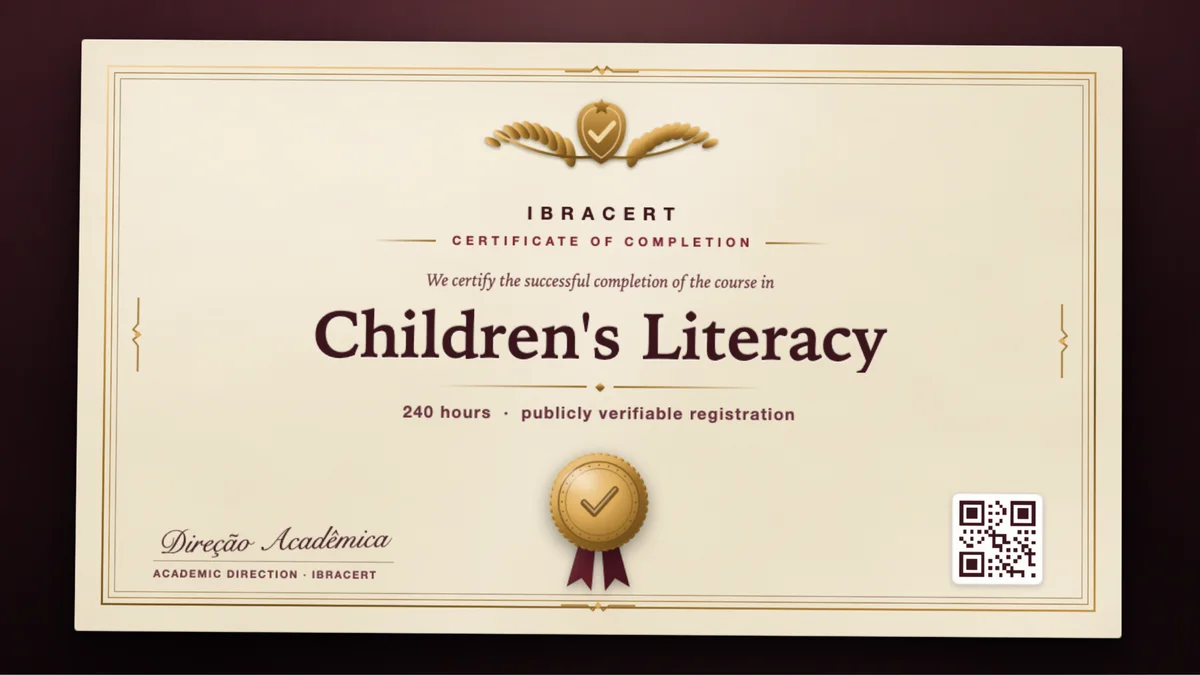 Cover of the Children's Literacy course
