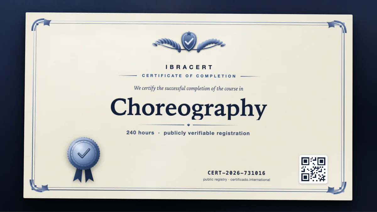 Cover of the Choreography course