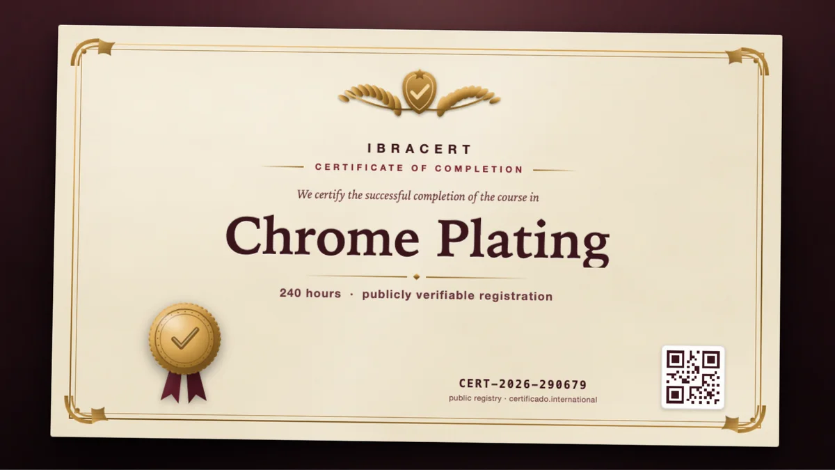 Cover of the Chrome Plating course