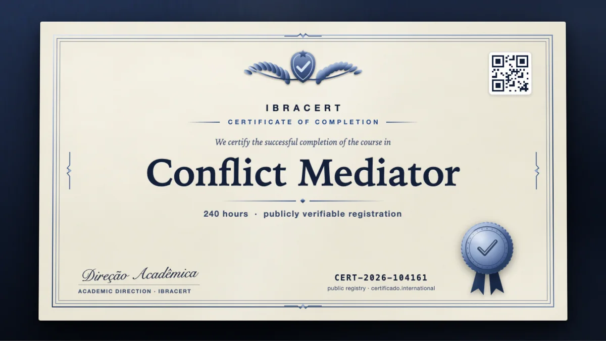 Cover of the Conflict Mediator course
