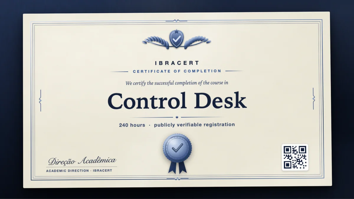 Cover of the Control Desk course
