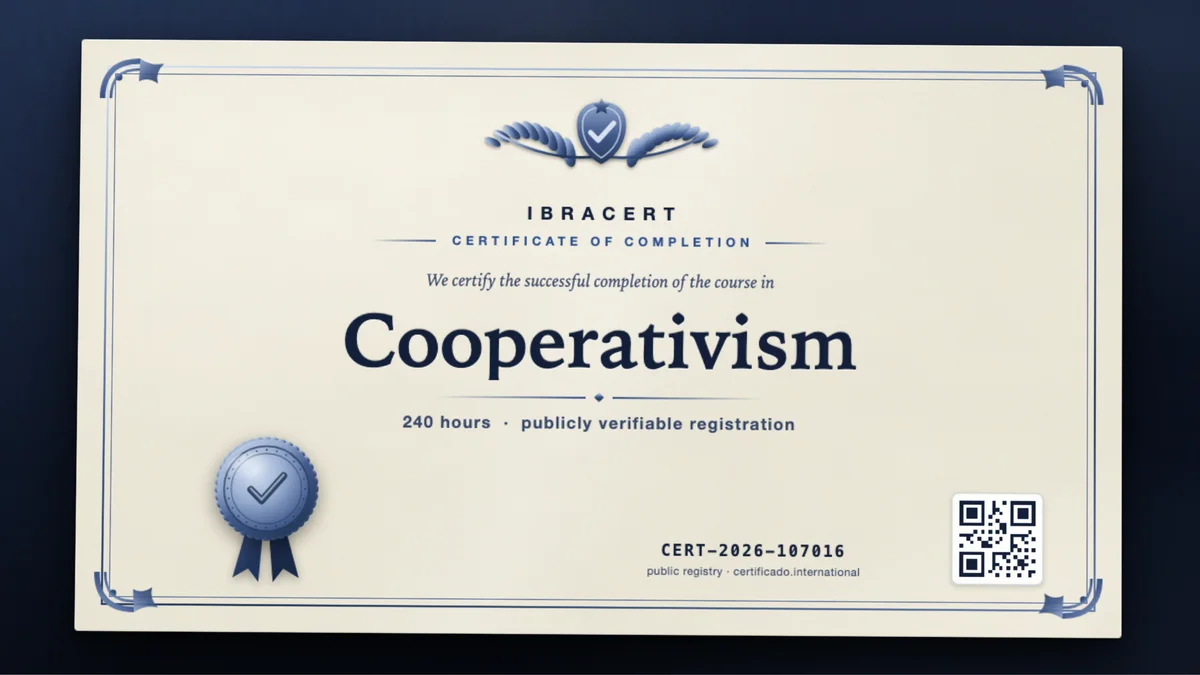 Cover of the Cooperativism course
