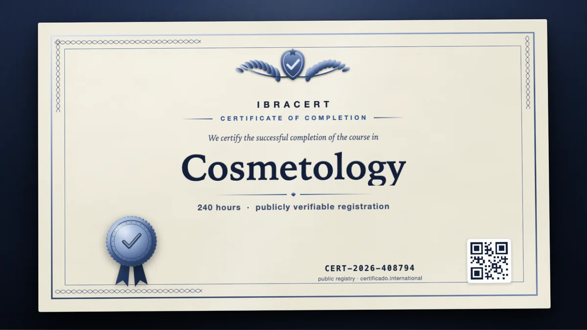 Cover of the Cosmetology course