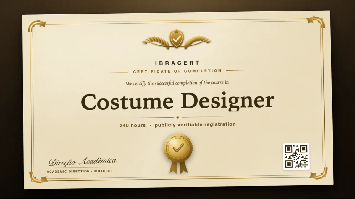 Cover of the Costume Designer course