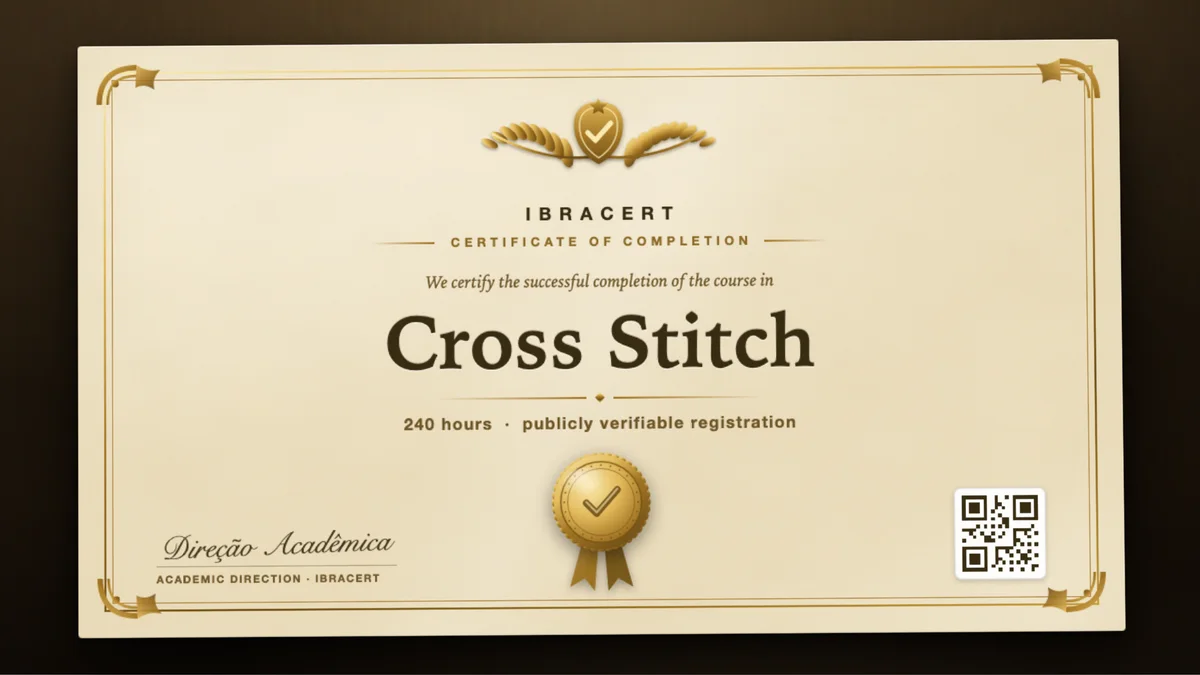 Cover of the Cross Stitch course