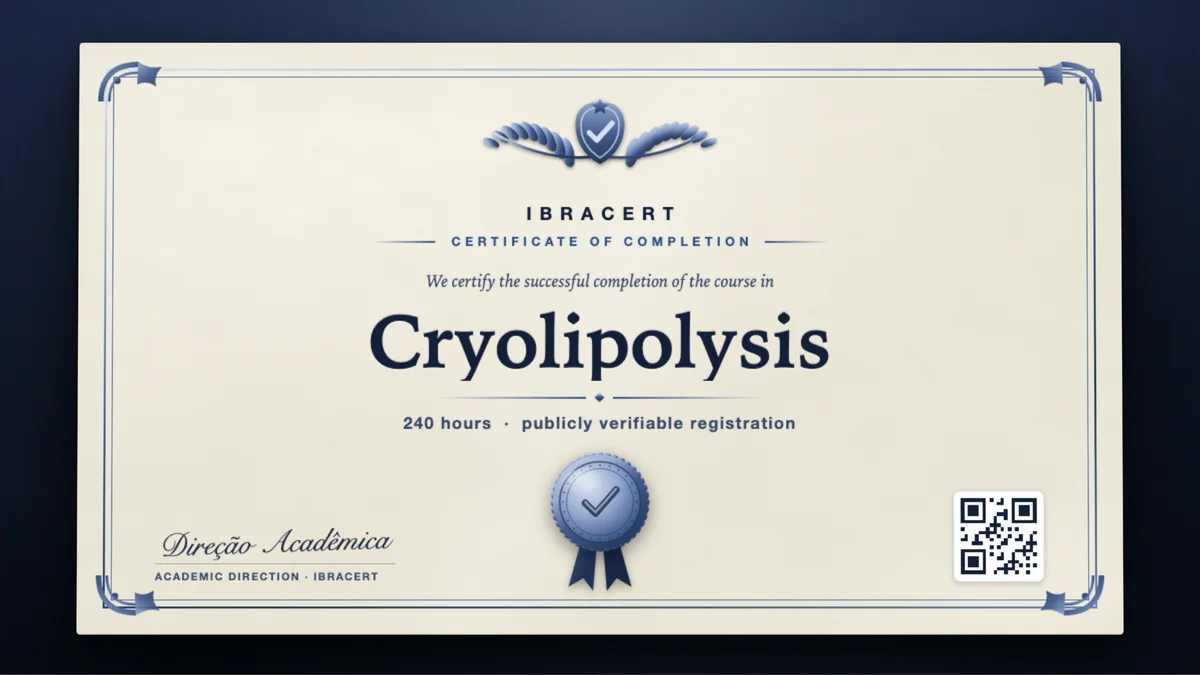 Cover of the Cryolipolysis course