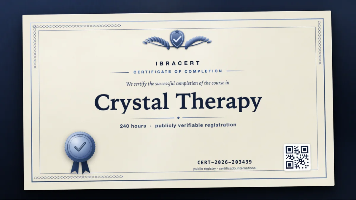 Cover of the Crystal Therapy course