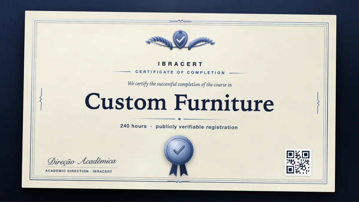 Cover of the Custom Furniture course