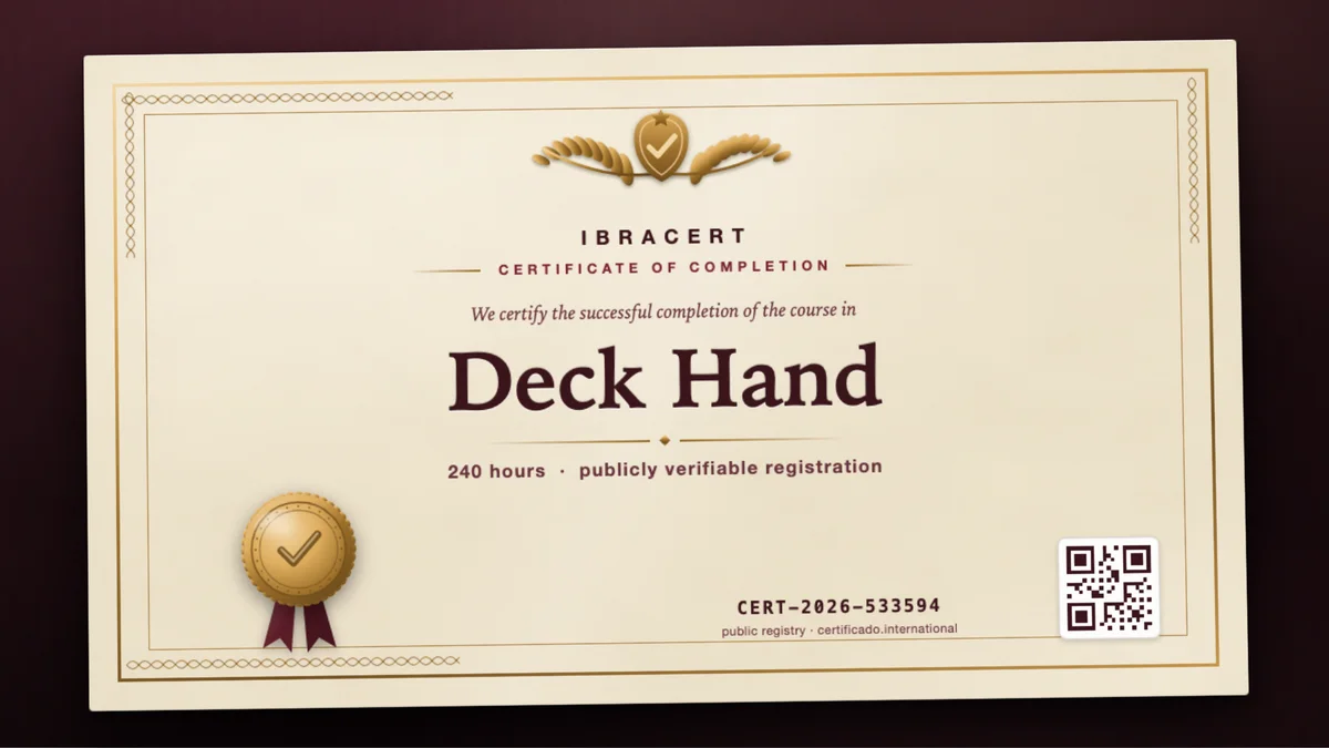Cover of the Deck Hand course