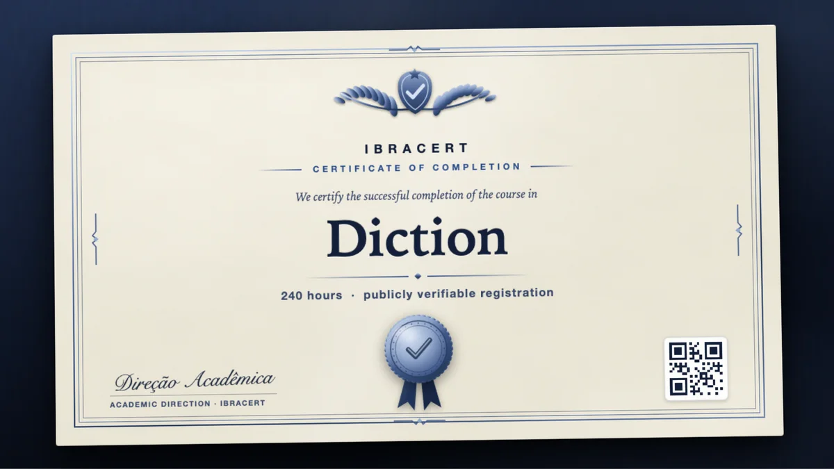 Cover of the Diction course