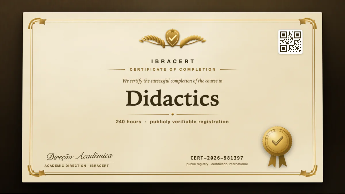 Cover of the Didactics course