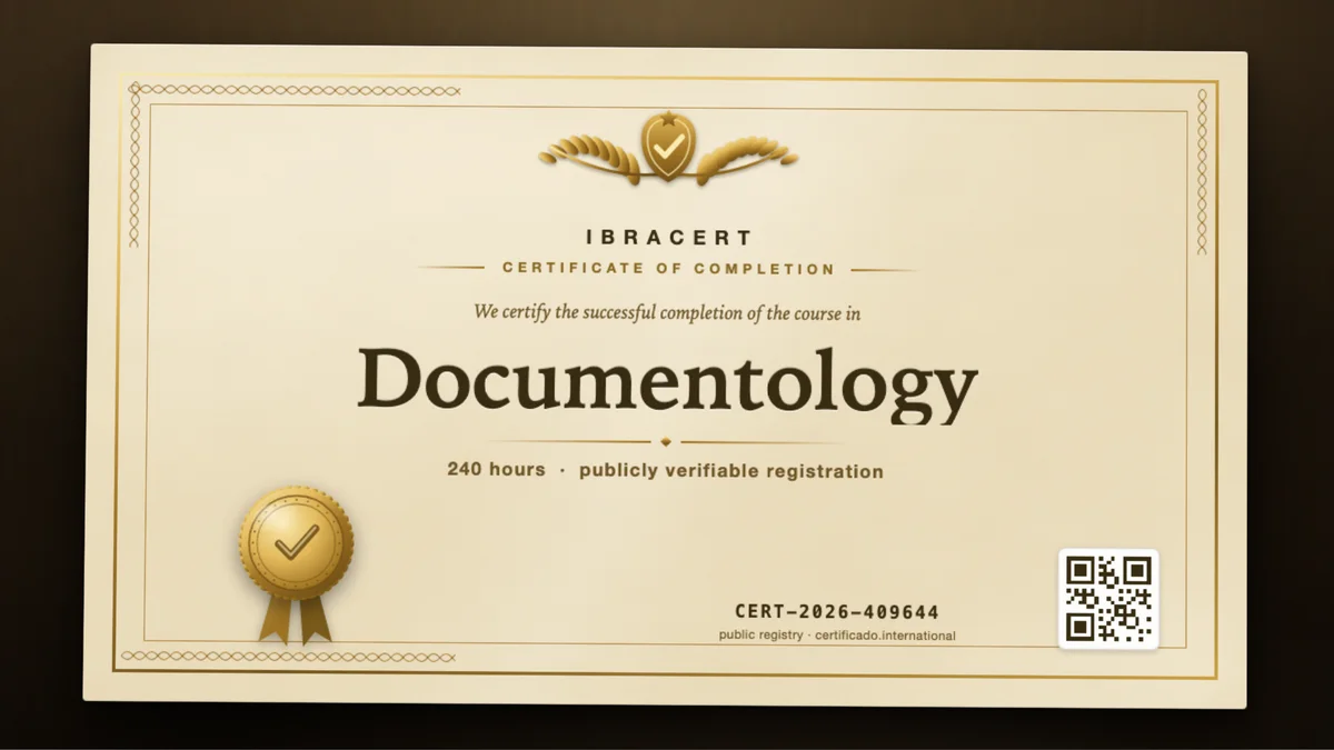 Cover of the Documentology course