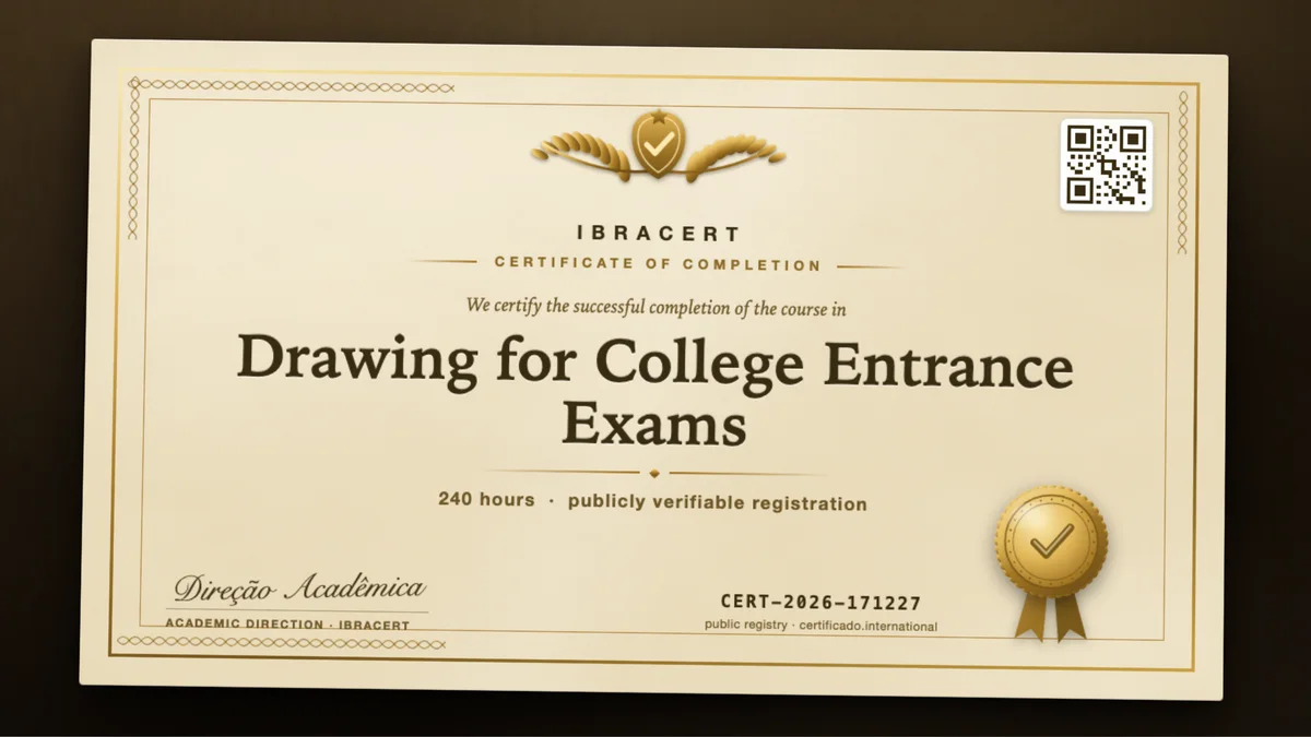 Cover of the Drawing for College Entrance Exams course