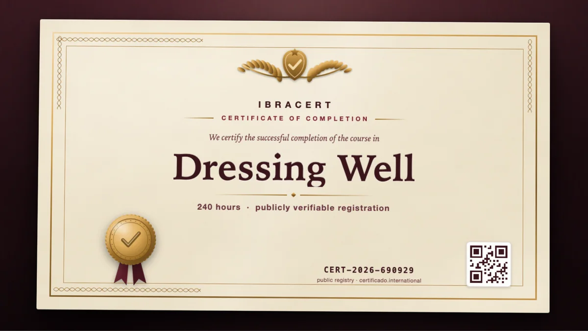 Cover of the Dressing Well course