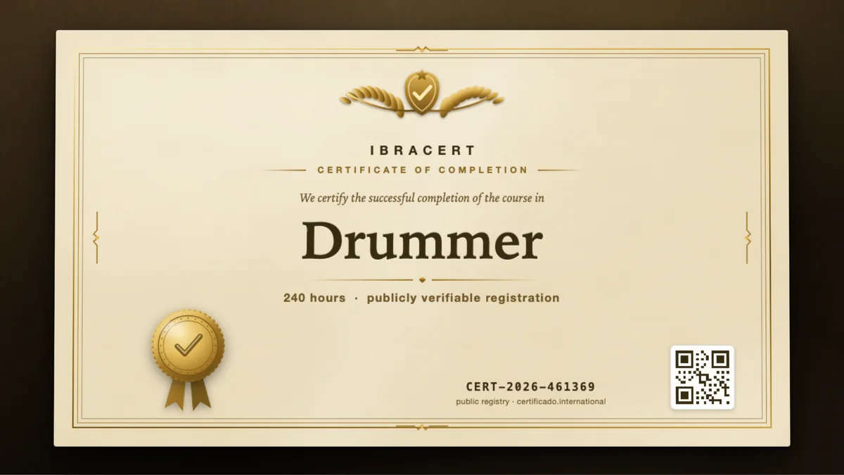 Cover of the Drummer course