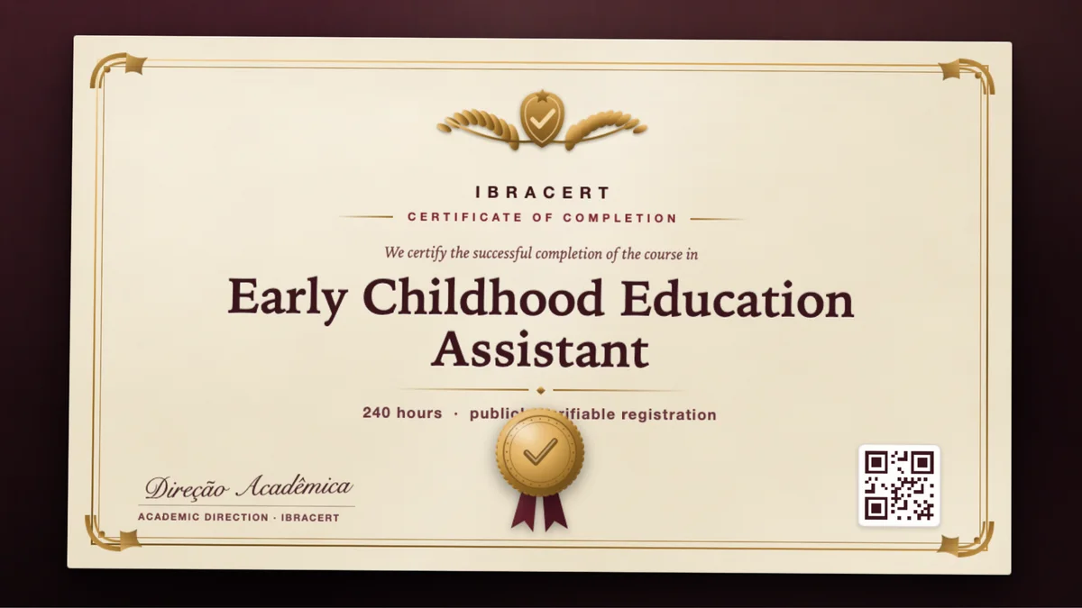 Cover of the Early Childhood Education Assistant course
