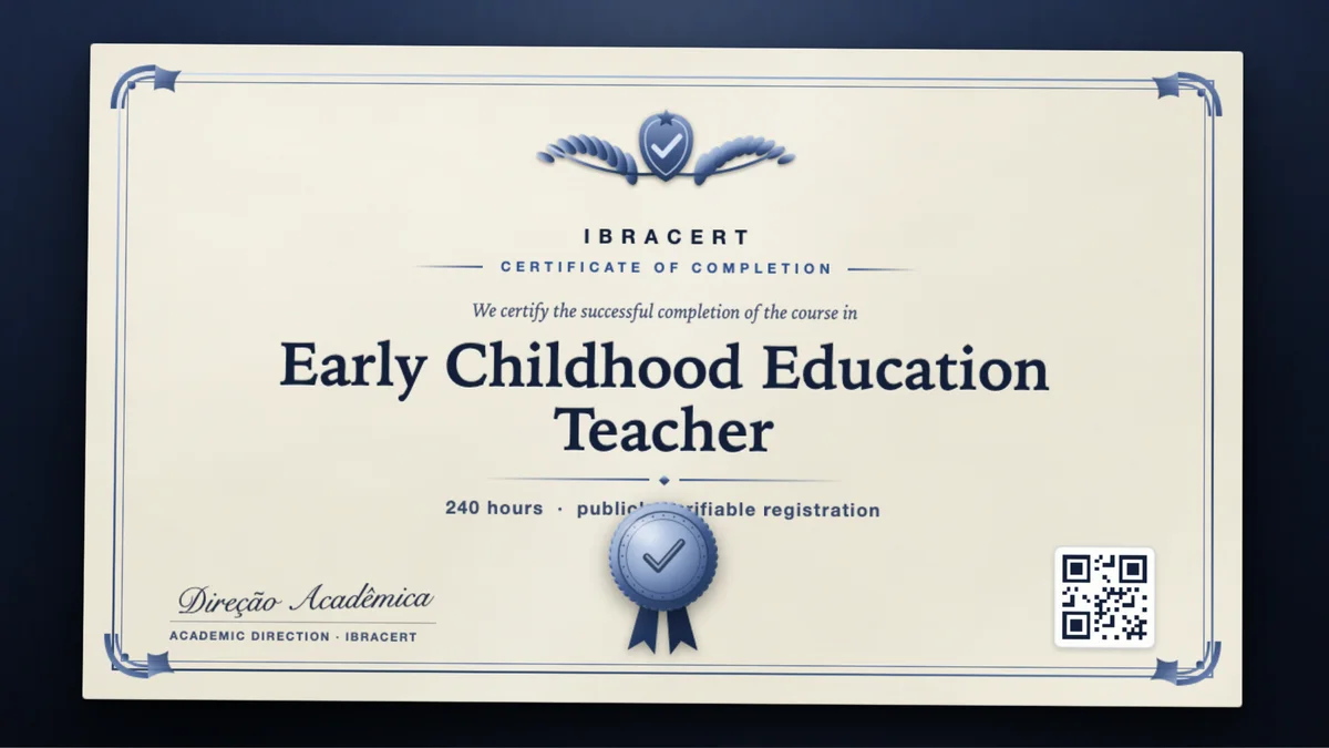 Cover of the Early Childhood Education Teacher course