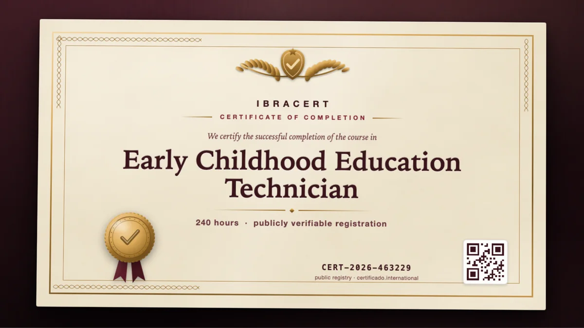 Cover of the Early Childhood Education Technician course