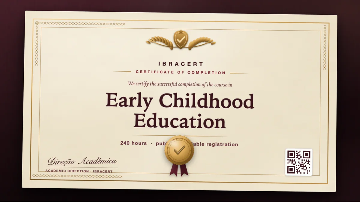 Cover of the Early Childhood Education course