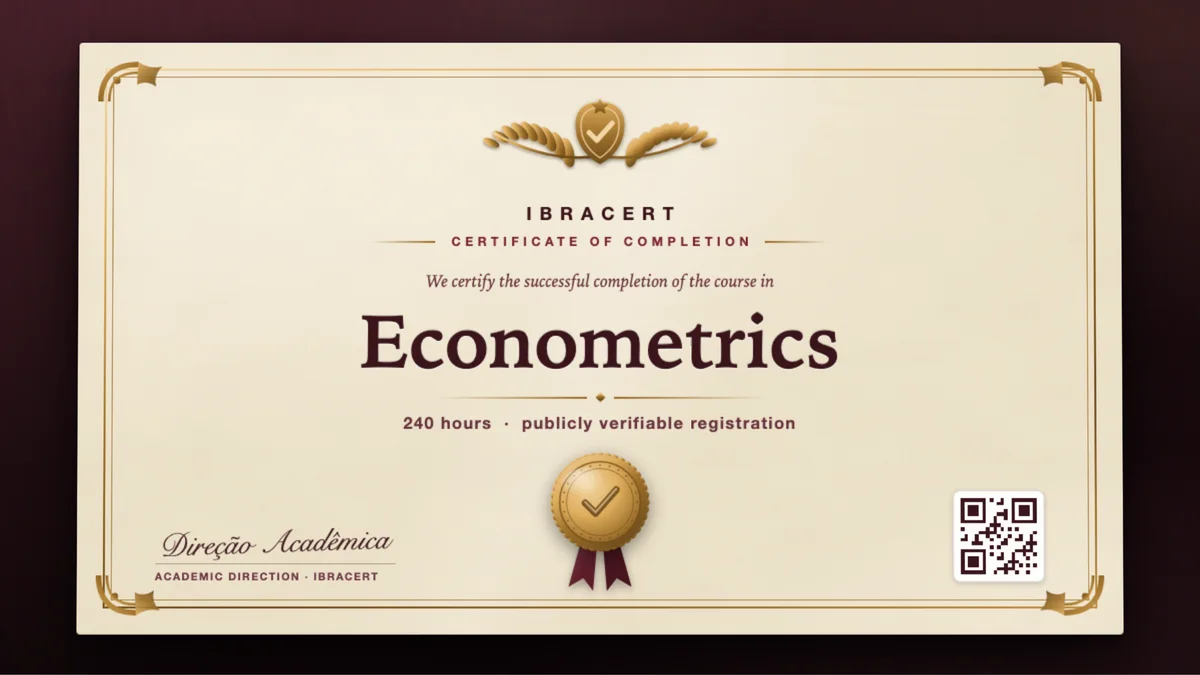 Cover of the Econometrics course