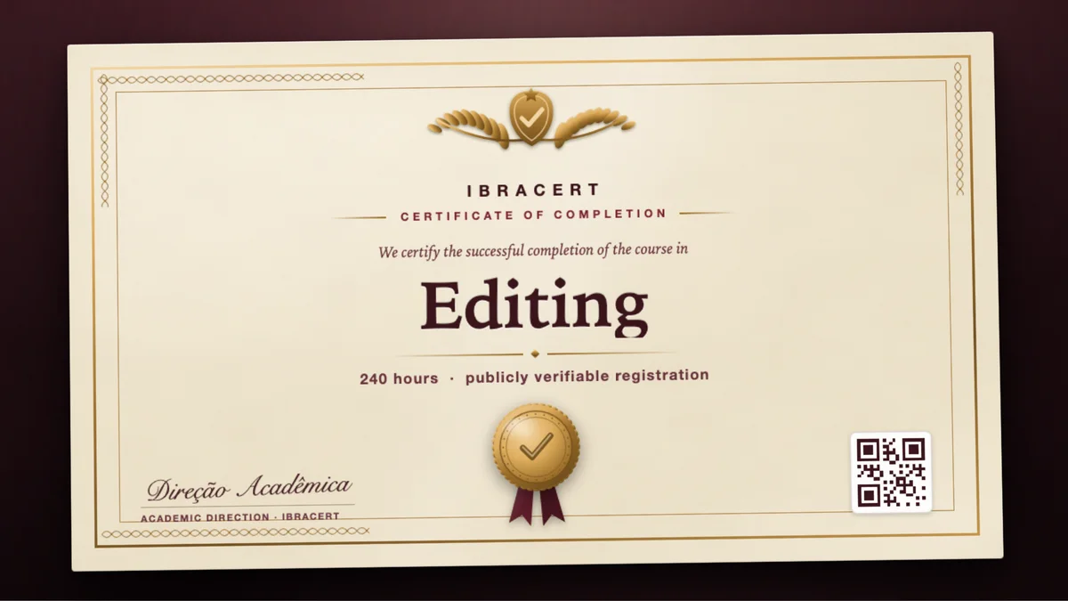 Cover of the Editing course