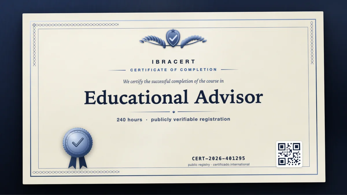 Cover of the Educational Advisor course