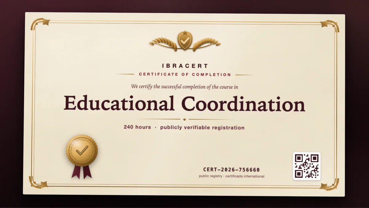 Cover of the Educational Coordination course