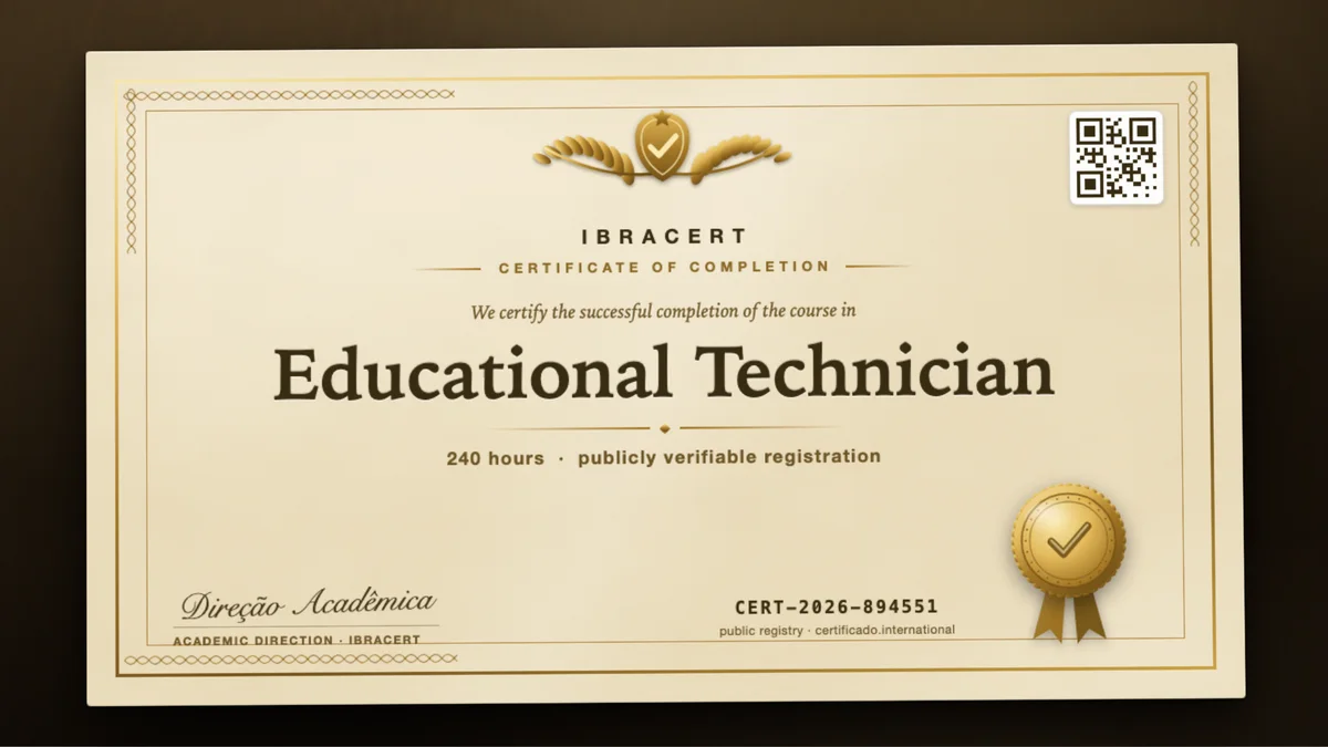 Cover of the Educational Technician course