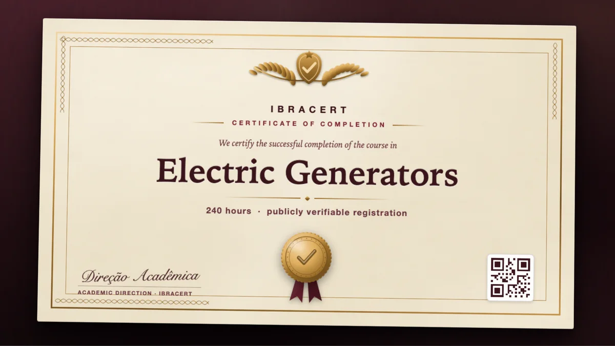 Cover of the Electric Generators course