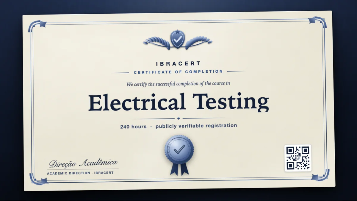 Cover of the Electrical Testing course