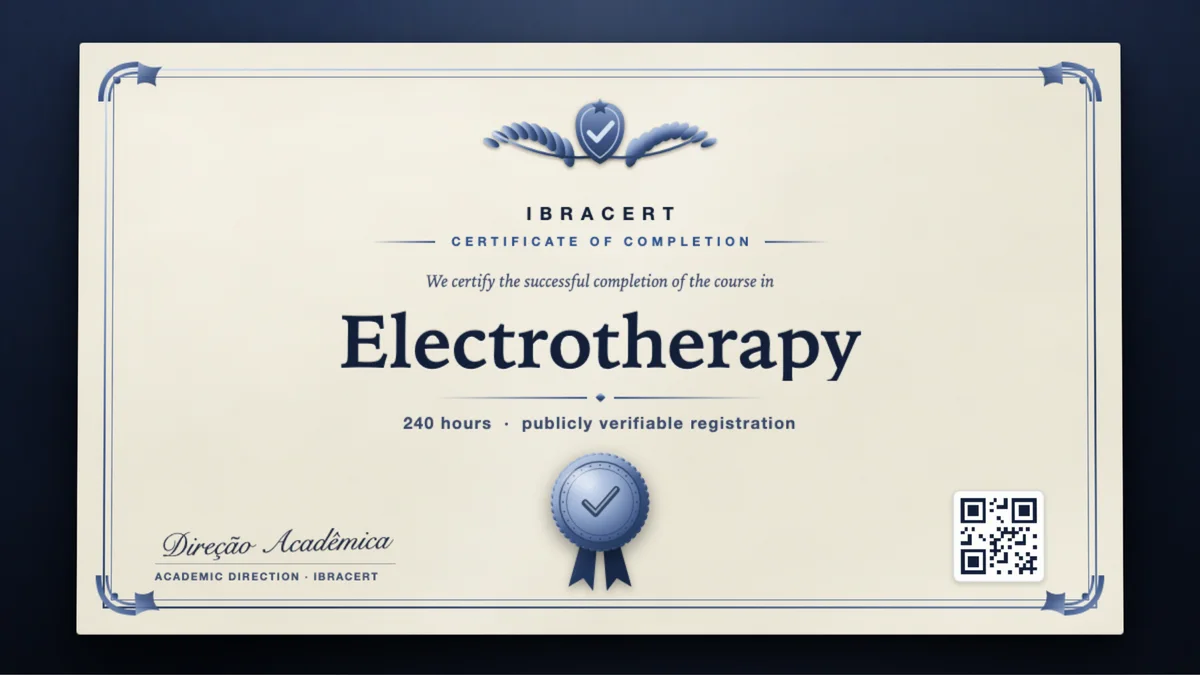Cover of the Electrotherapy course