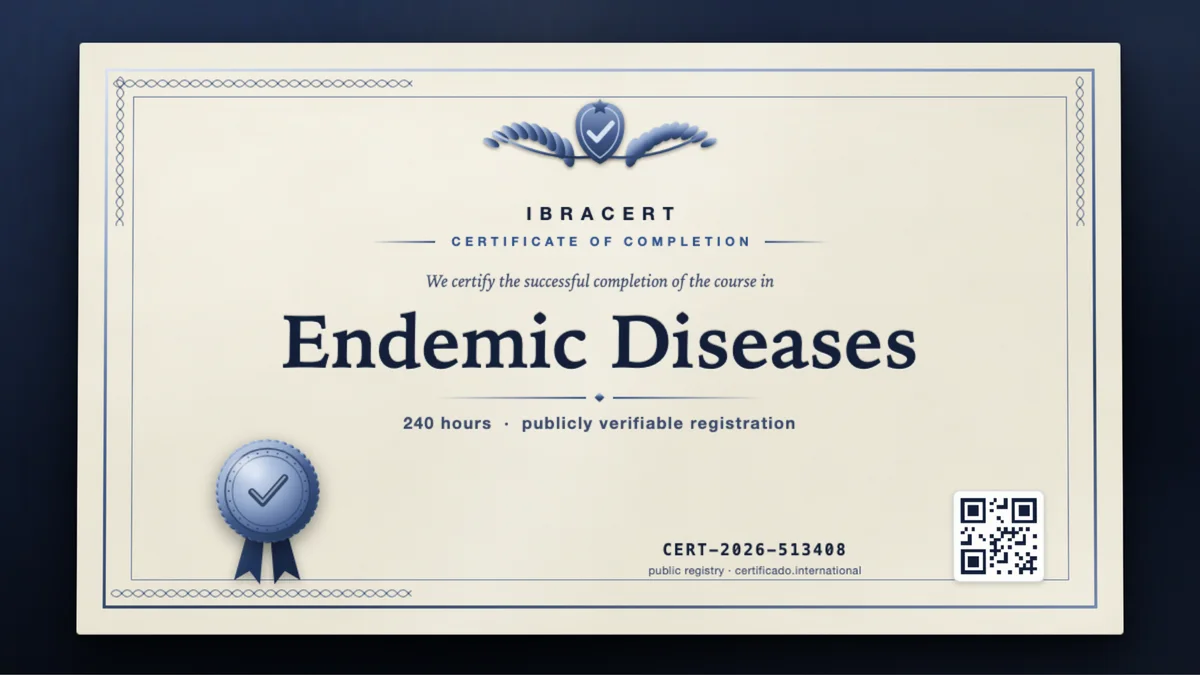 Cover of the Endemic Diseases course