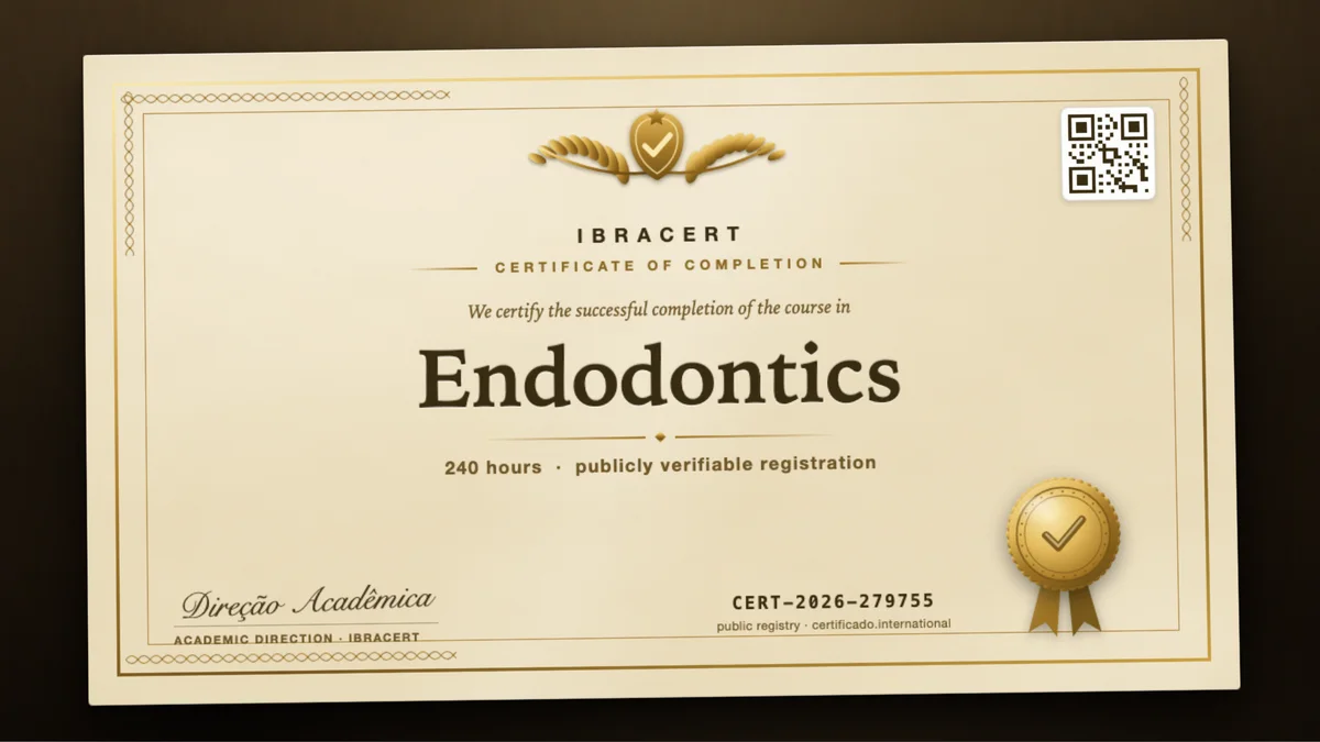 Cover of the Endodontics course