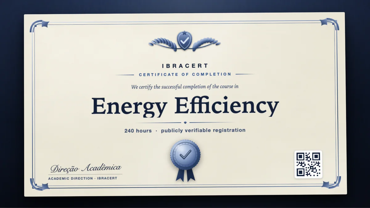 Cover of the Energy Efficiency course