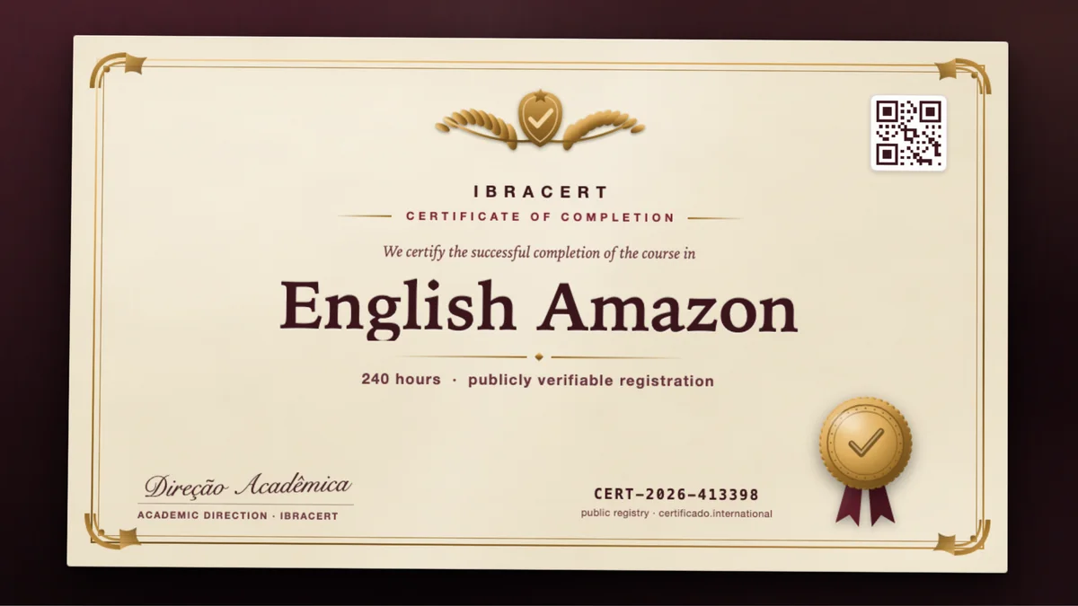 Cover of the English Amazon course