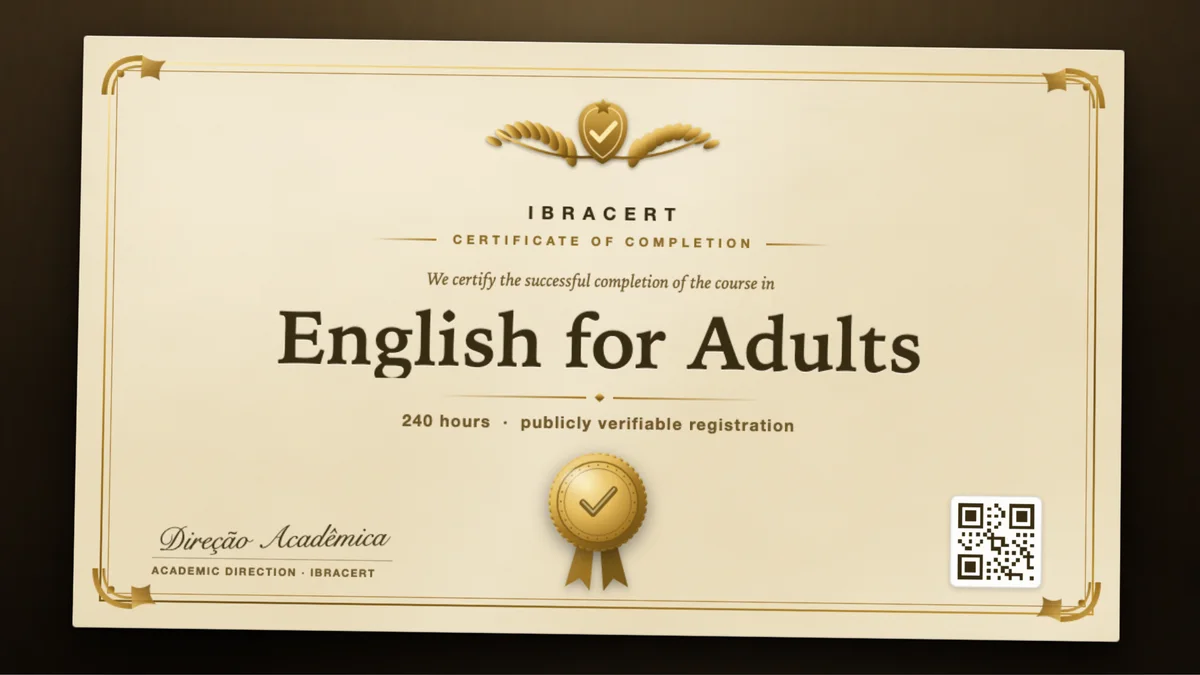 Cover of the English for Adults course