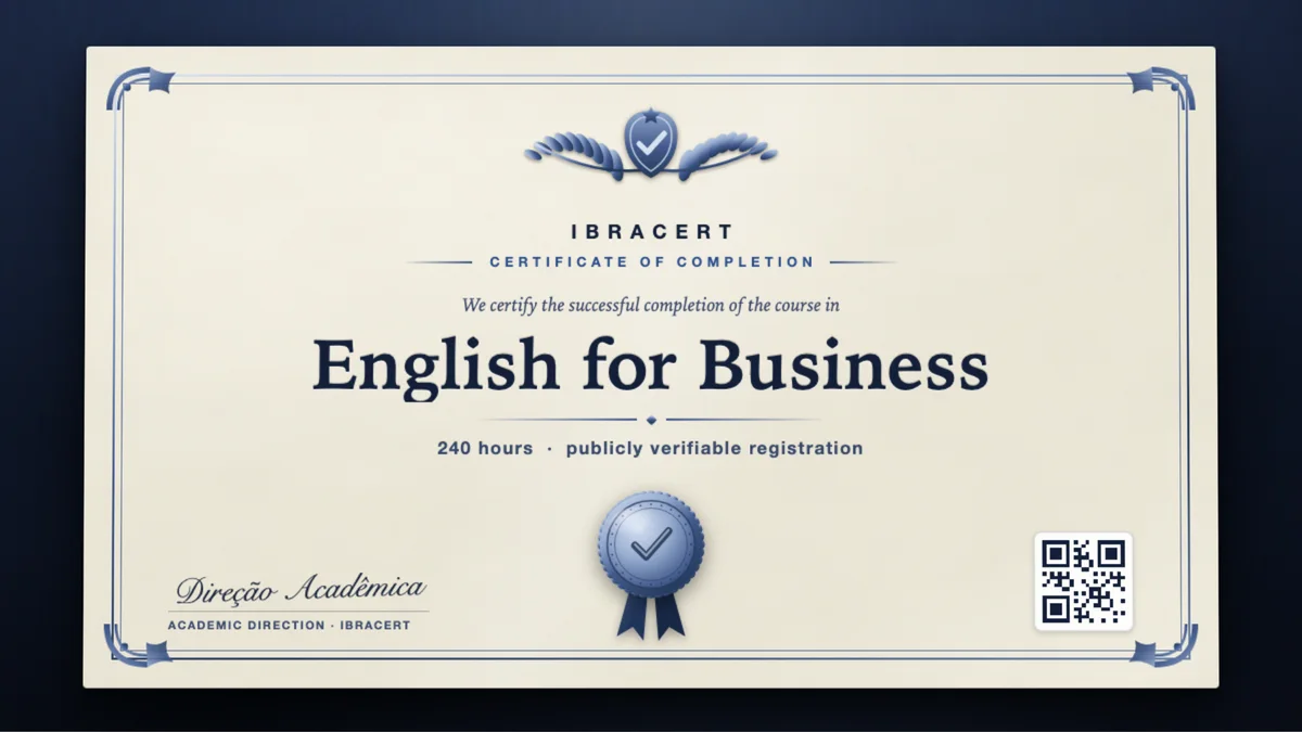 Cover of the English for Business course