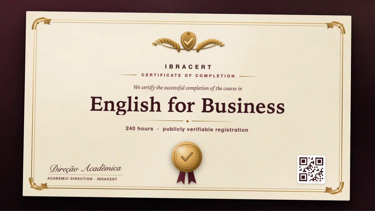 Cover of the English for Business course