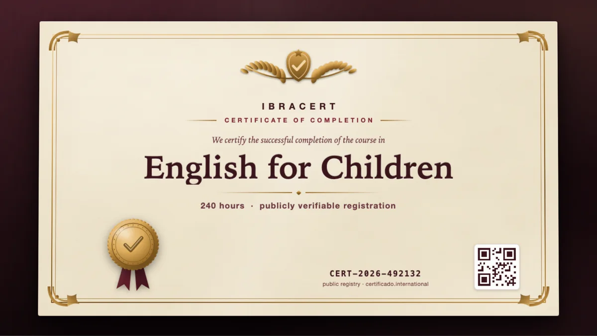 Cover of the English for Children course