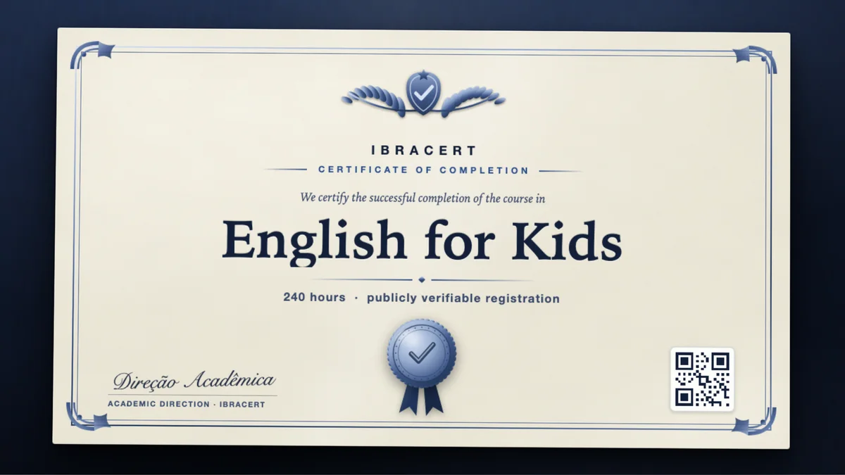 Cover of the English for Kids course
