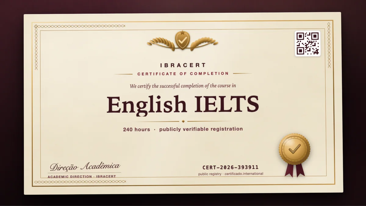 Cover of the English IELTS course