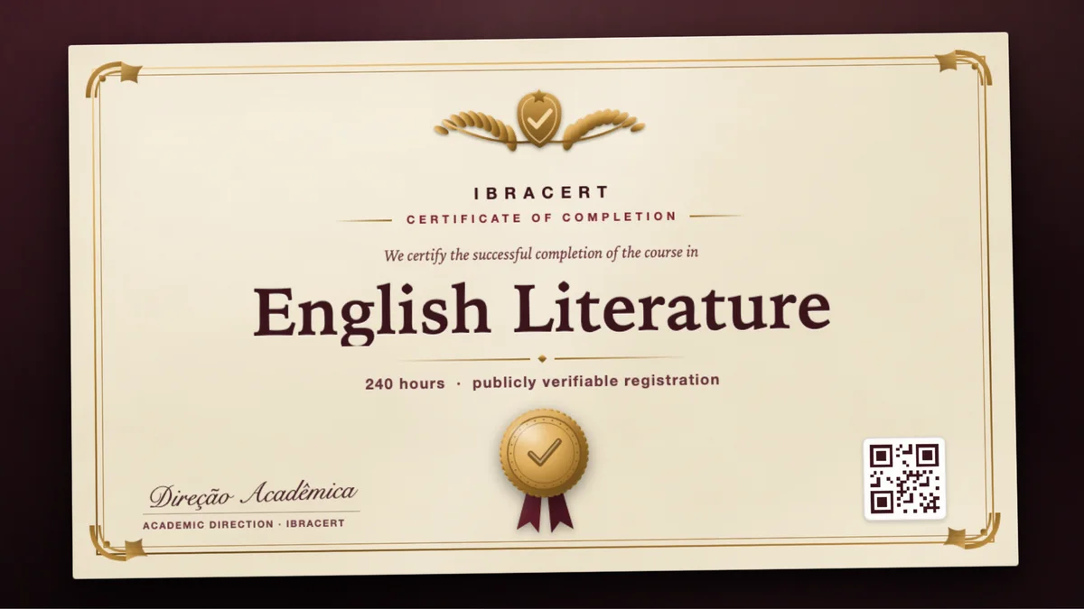 Cover of the English Literature course