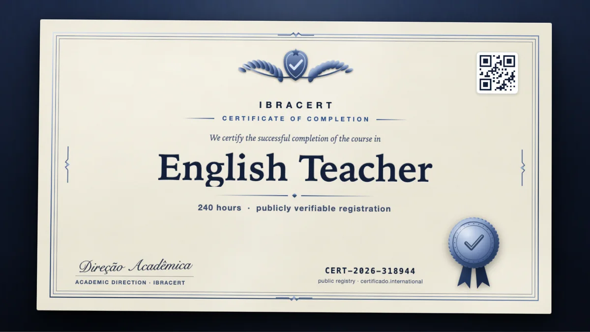 Cover of the English Teacher course
