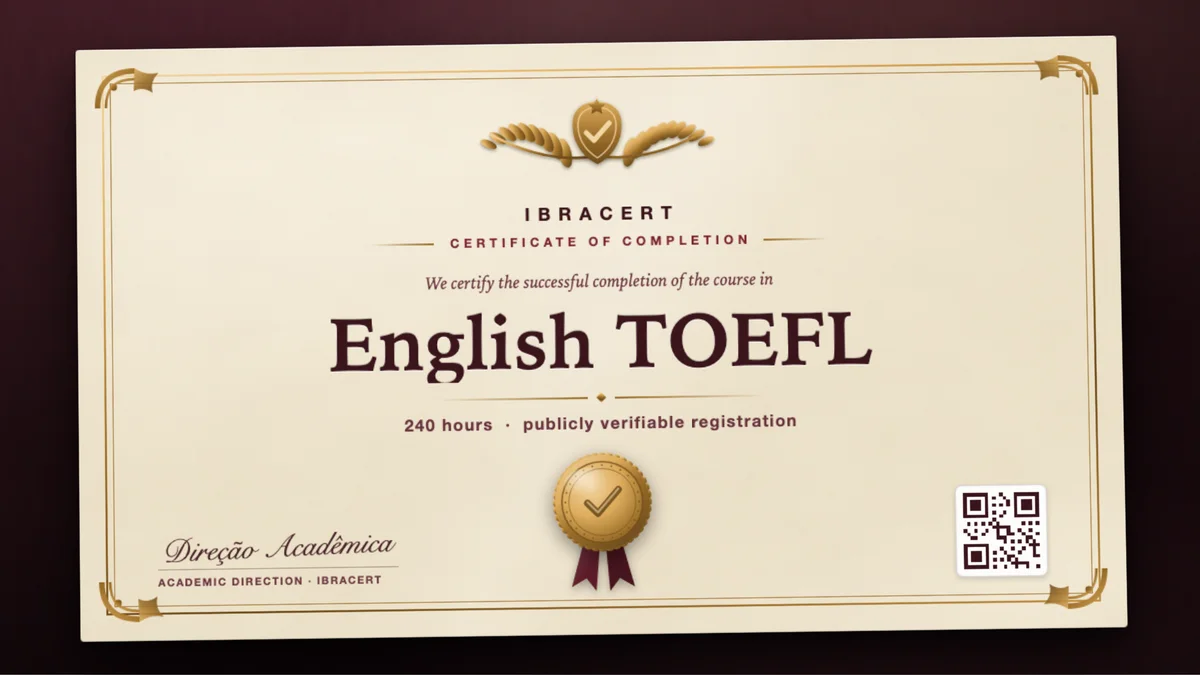 Cover of the English TOEFL course