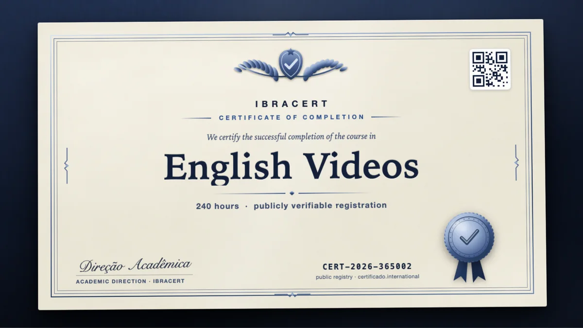 Cover of the English Videos course