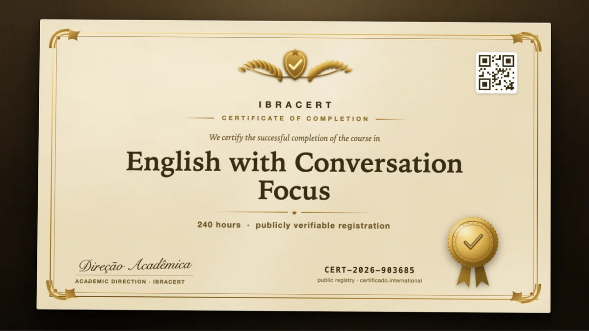 Cover of the English with Conversation Focus course