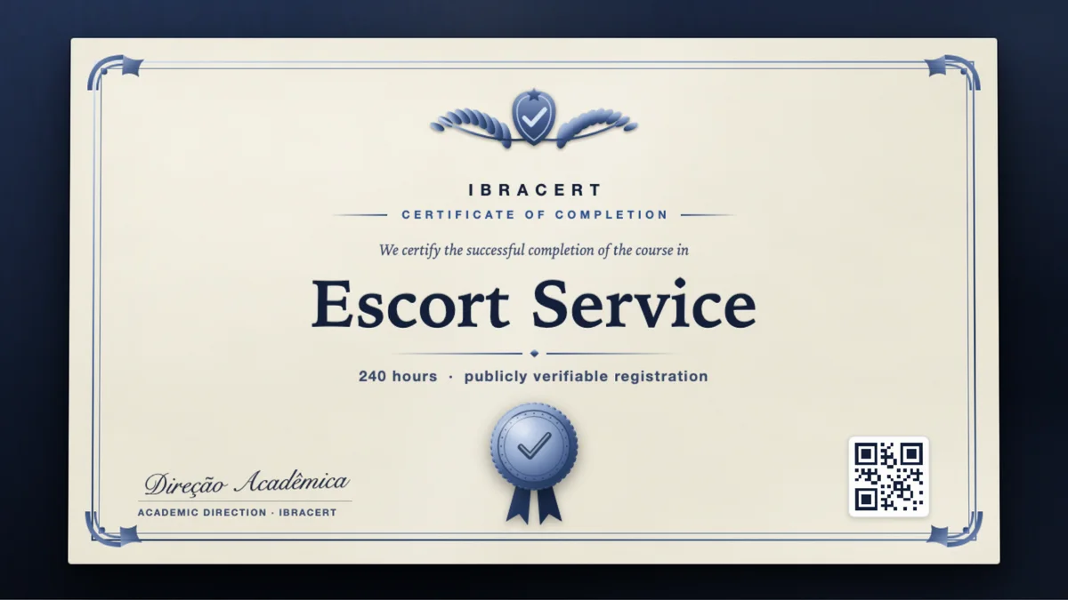 Cover of the Escort Service course